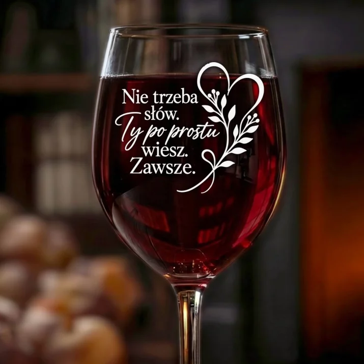 Kieliszek Do Wina Dla Najlepszej Przyjaciółki Prezent Dla Kobiety: Ty Po Prostu Wiesz