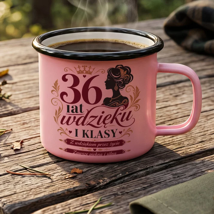 Kubek Emaliowany Dla 36 Latki Prezent Na 35 Urodziny Dla Kobiety: Barokowa Elegancja Kubek Emaliowany Dla 36 Latki Prezent Na 35 Urodziny Dla Kobiety: Barokowa Elegancja