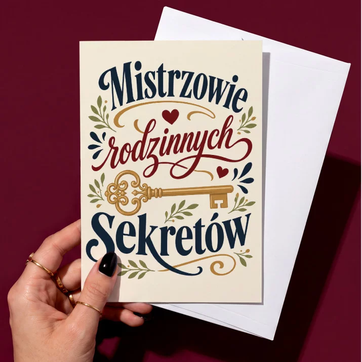 Kartka z Życzeniami Dla Babci i Dziadka Na Dzień Babci i Dziadka Dla Pary: Rodzinne Sekrety Kartka z Życzeniami Dla Babci i Dziadka Na Dzień Babci i Dziadka Dla Pary: Rodzinne Sekrety