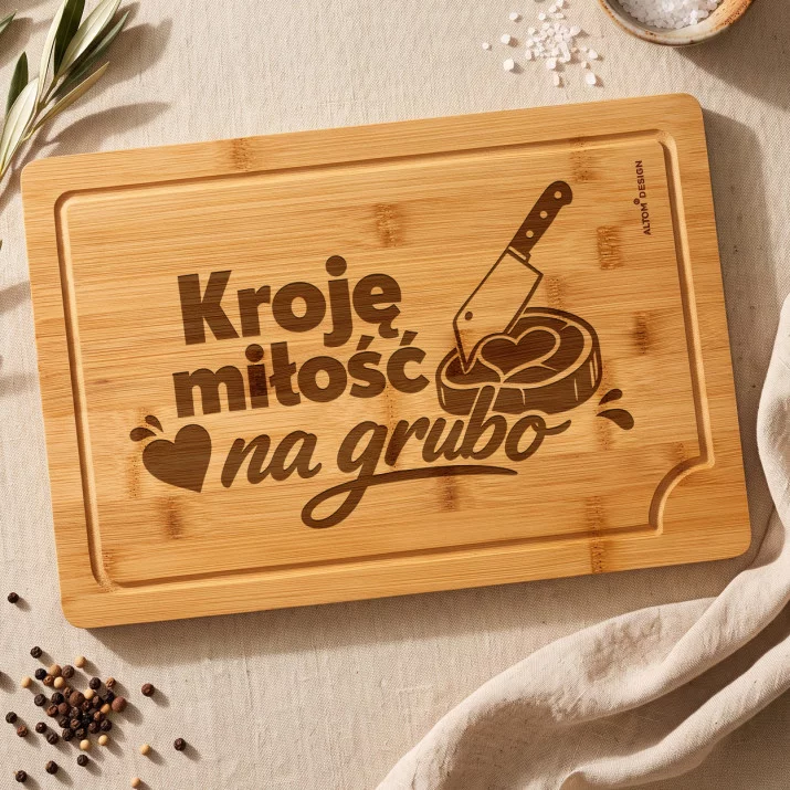 Deska Do Krojenia Na Walentynki Prezent Na Rocznicę Dla Mężczyzny: Pikantny Romans Kuchenny