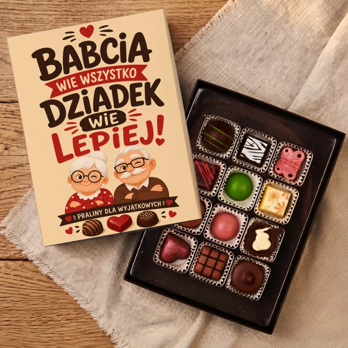 Czekoladki Dla Babci i Dziadka Prezent : Babcia I Dziadek Lepiej Czekoladki Dla Babci i Dziadka Prezent : Babcia I Dziadek Lepiej