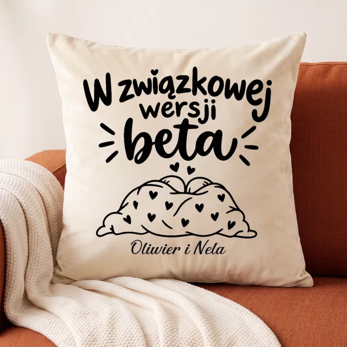 Poduszka Dekoracyjna Na Święta Prezent Dla Pary: W Związkowej Wersji Beta