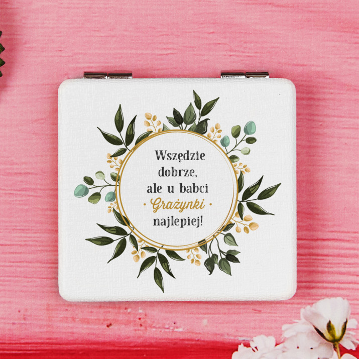 U babci najlepiej - Lusterko kieszonkowe dla babci