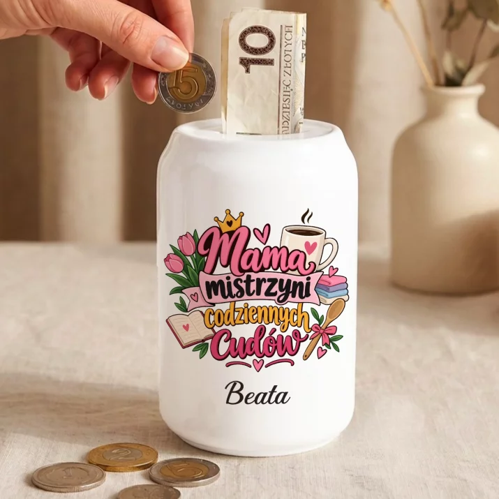 Skarbonka Na Dzień Mamy Prezent Dla Mamy Kobiety: Mama Mistrzyni Skarbonka Na Dzień Mamy Prezent Dla Mamy Kobiety: Mama Mistrzyni