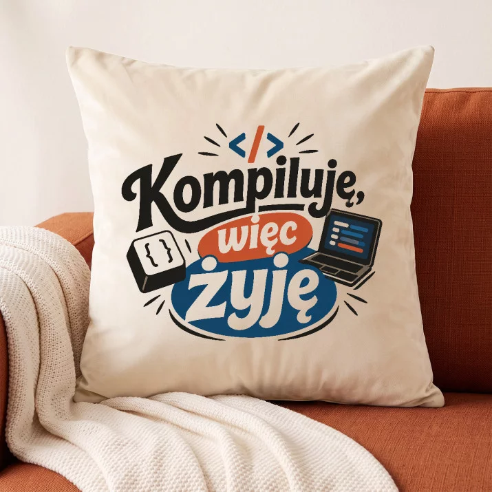Poduszka Dekoracyjna Dla Programisty Prezent Dla Mężczyzny: Programistyczny Humor Retro Poduszka Dekoracyjna Dla Programisty Prezent Dla Mężczyzny: Programistyczny Humor Retro