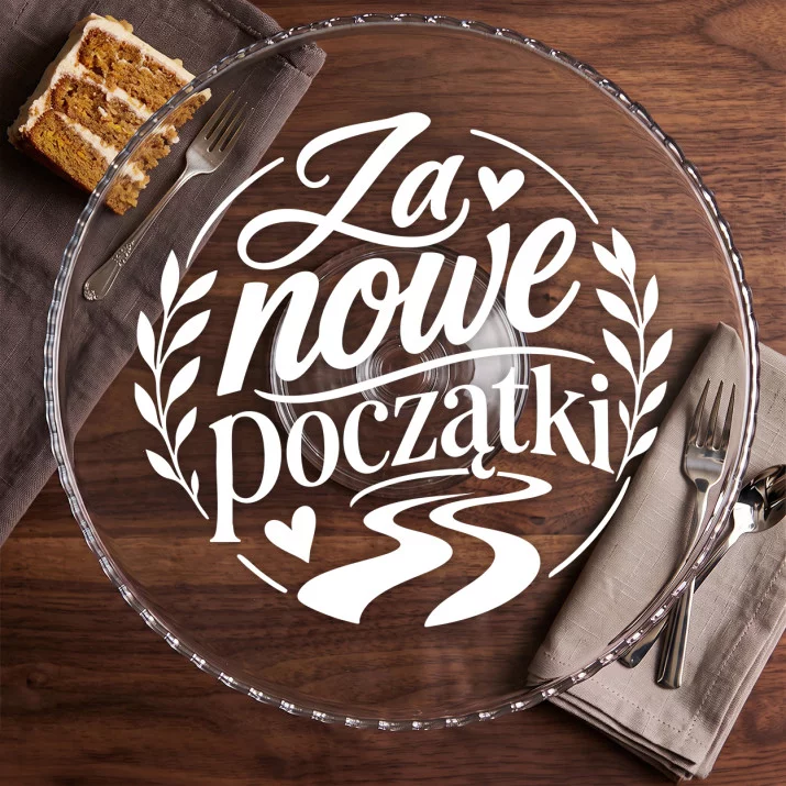 Patera Na Ciasto Na Panieński Prezent Dla Kobiety: Toast Nowych Początków