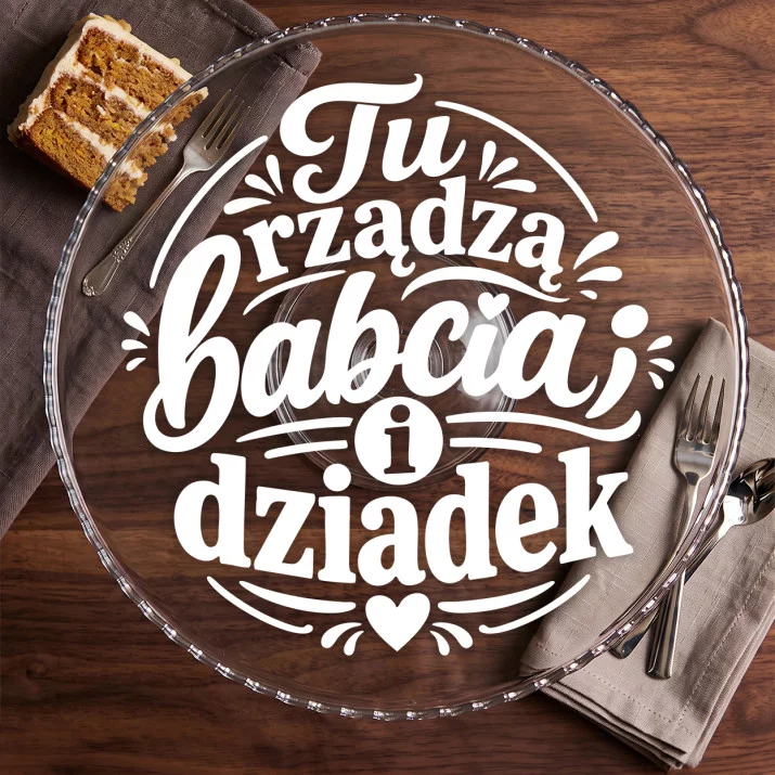 Patera Na Ciasto Dla Babci i Dziadka Prezent Na Dzień Babci i Dziadka Dla Pary: Rodzinny Humor Patera Na Ciasto Dla Babci i Dziadka Prezent Na Dzień Babci i Dziadka Dla Pary: Rodzinny Humor