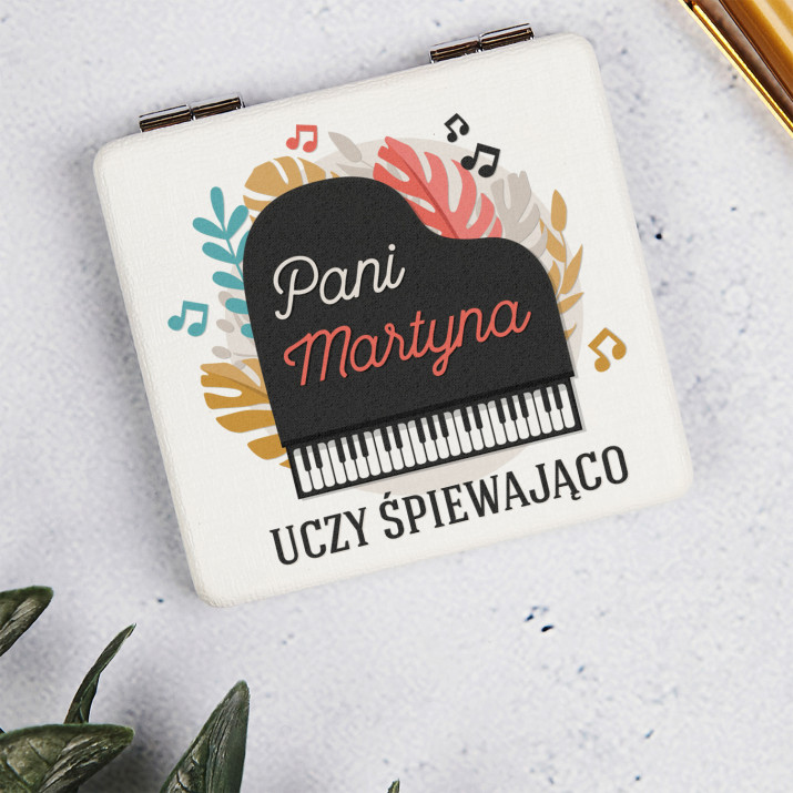 Uczy śpiewająco - Lusterko kieszonkowe