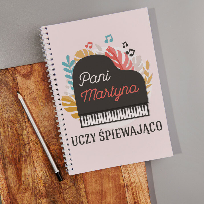 Uczy śpiewająco - Planer na spirali dla nauczyciela