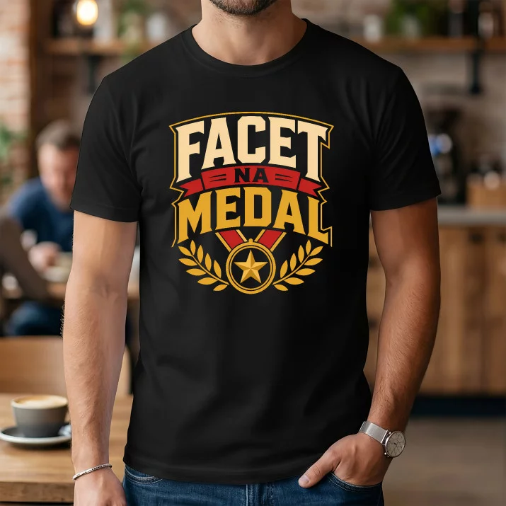 Koszulka Męska Dla Mężczyzny Prezent Dla Mężczyzny: Facet Na Medal