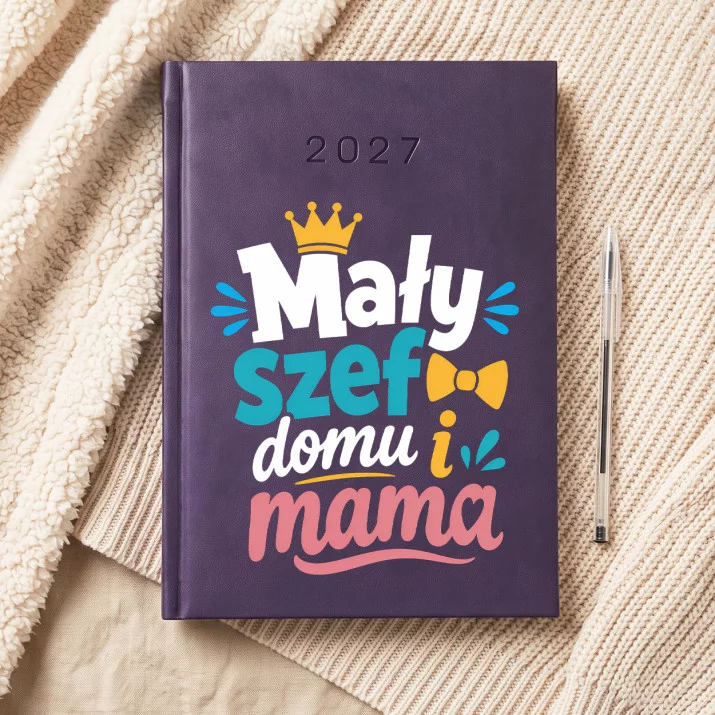 Kalendarz Książkowy A5 2027 Dla Noworodka I Mamy Prezent Na Dzień Mamy Dla Kobiety: Mały Szef Domu Kalendarz Książkowy A5 2027 Dla Noworodka I Mamy Prezent Na Dzień Mamy Dla Kobiety: Mały Szef Domu