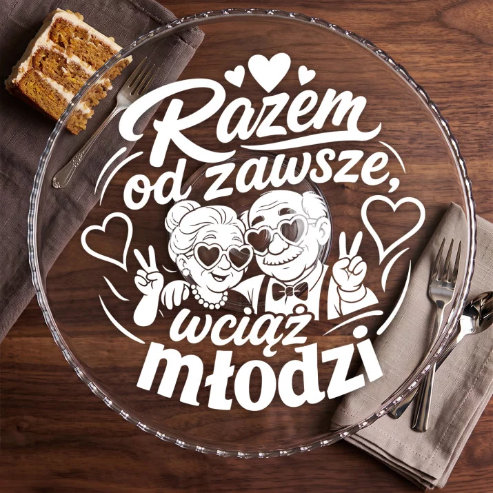 Patera Na Ciasto Na Złote Gody Prezent Dla Pary: Wieczne Figle