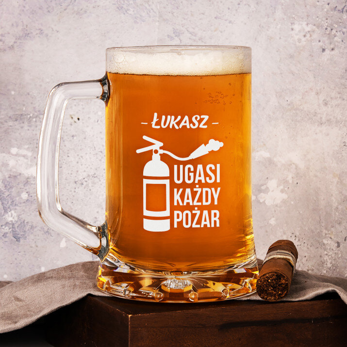 Ugasi każdy pożar - Personalizowany Kufel