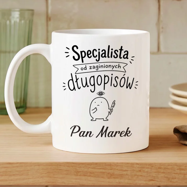 Kubek Personalizowany Dla Wychowawcy Prezent Na Dzień Nauczyciela Dla Mężczyzny: Specjalista Od Kubek Personalizowany Dla Wychowawcy Prezent Na Dzień Nauczyciela Dla Mężczyzny: Specjalista Od