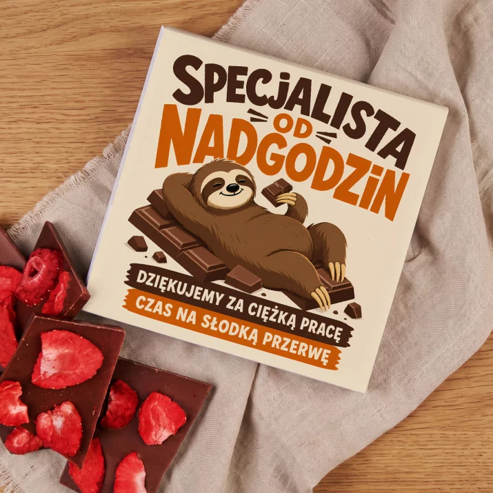 Czekolada Z Truskawkami Dla Pracownika Prezent Dla Mężczyzny: Humor Biurowy Czekolada Z Truskawkami Dla Pracownika Prezent Dla Mężczyzny: Humor Biurowy