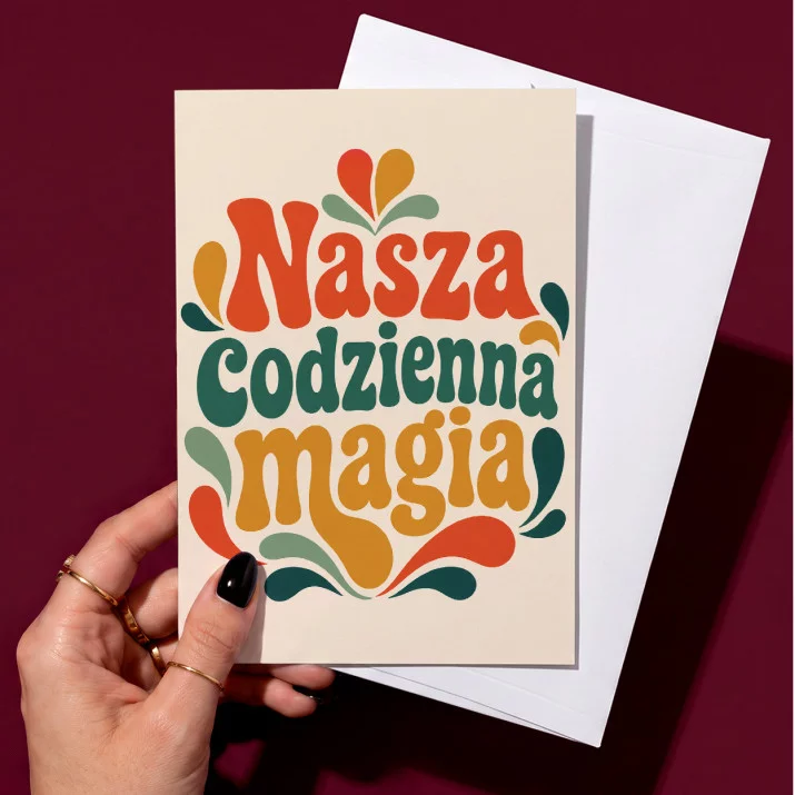 Kartka z Życzeniami Na Święta Dla Pary: Codzienna Magia Pary