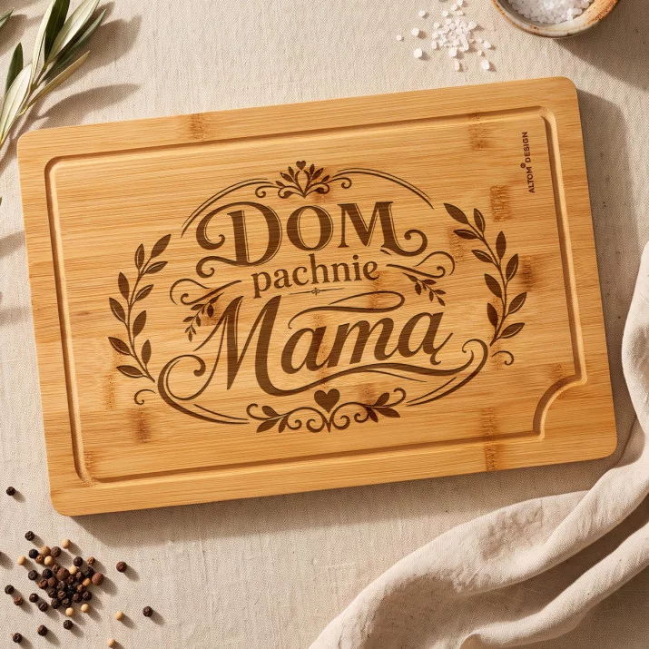 Deska Do Krojenia Dla Mamy Prezent Na Dzień Mamy Dla Kobiety: Aromat Domu