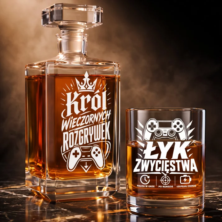 Zestaw Do Whisky Dla Gracza Prezent Dla Mężczyzny: Wieczorne Rozgrywki Zestaw Do Whisky Dla Gracza Prezent Dla Mężczyzny: Wieczorne Rozgrywki