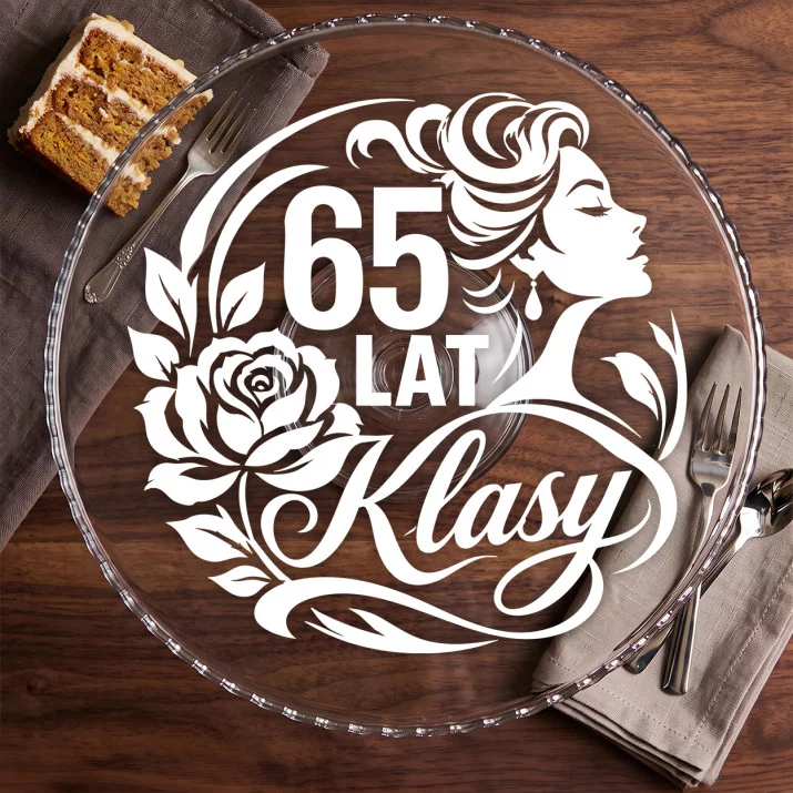 Patera Na Ciasto Na 65 Urodziny Prezent Dla Kobiety: 65 Lat Klasy Patera Na Ciasto Na 65 Urodziny Prezent Dla Kobiety: 65 Lat Klasy