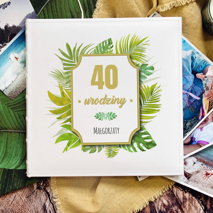 Urodziny paproć - Personalizowany Album na zdjęcia Urodziny paproć - Personalizowany Album na zdjęcia