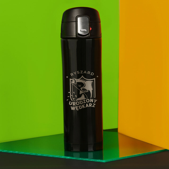 Urodzony wędkarz - Kubek termiczny 440 ml