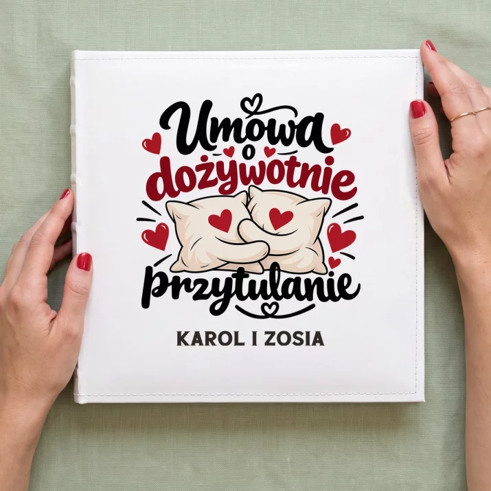 Album Na Zdjęcia Tradycyjny Na Ślub Prezent Dla Pary Młodej Pary: Umowa O Dożywotnie
