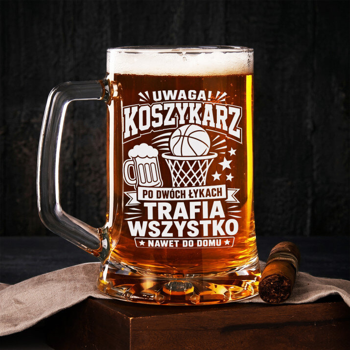 Kufel Dla Koszykarza Prezent Dla Mężczyzny: Uwaga Koszykarz