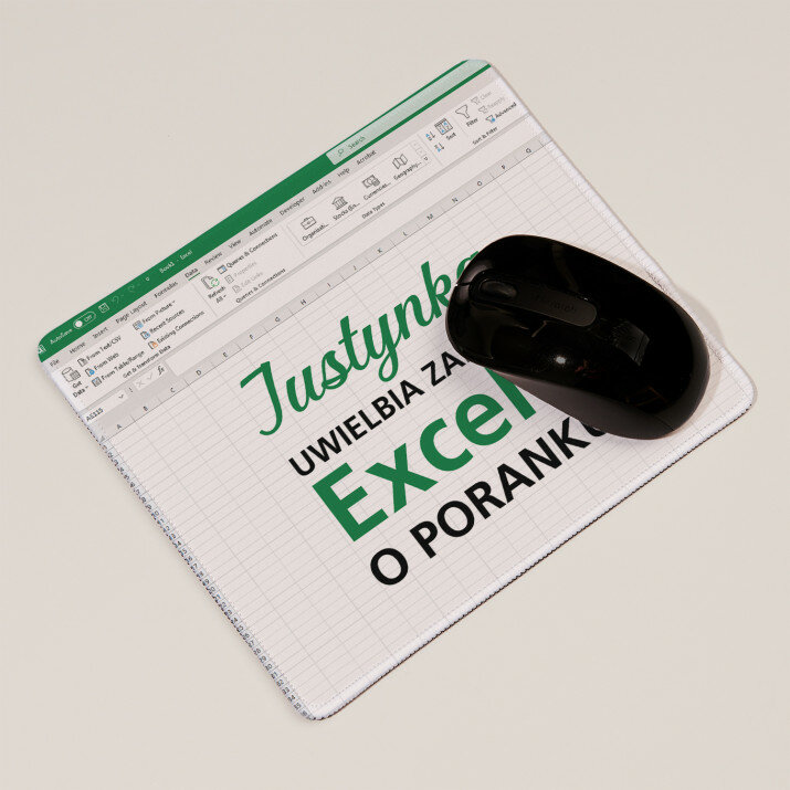 Uwielbia zapach excela - Podkładka pod myszkę