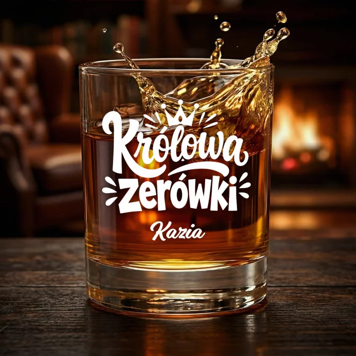 Szklanki Do Whisky z Grawerem Na Zakończenie Zerówki Prezent Dla Kobiety: Królowa Zerówki Szklanki Do Whisky z Grawerem Na Zakończenie Zerówki Prezent Dla Kobiety: Królowa Zerówki