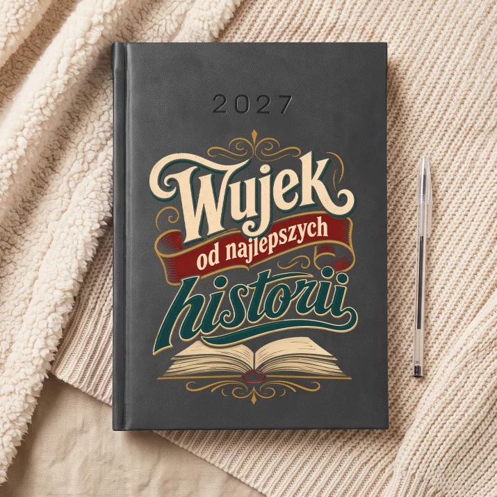 Kalendarz Książkowy A5 2027 Dla Wujka Prezent Dla Mężczyzny: Wujkowy Humor Retro Kalendarz Książkowy A5 2027 Dla Wujka Prezent Dla Mężczyzny: Wujkowy Humor Retro