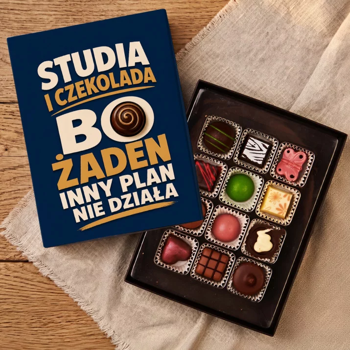 Czekoladki Dla Studenta Prezent Dla Mężczyzny: Studia I Czekolada Czekoladki Dla Studenta Prezent Dla Mężczyzny: Studia I Czekolada