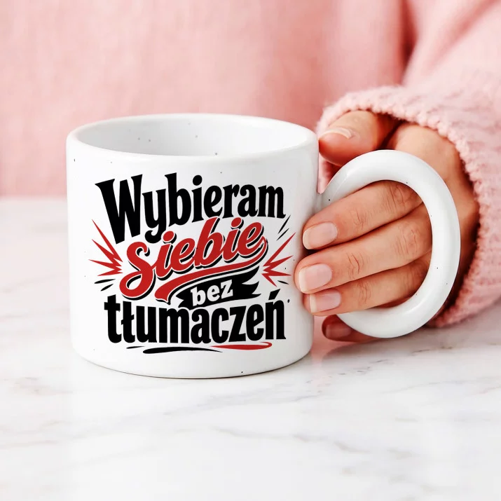 Kubek Z Okrągłym Uchem Na Pożegnanie Z Pracy Prezent Dla Kobiety: Manifest Własnej Drogi Kubek Z Okrągłym Uchem Na Pożegnanie Z Pracy Prezent Dla Kobiety: Manifest Własnej Drogi