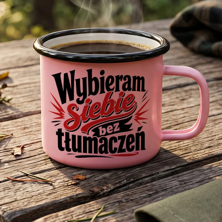 Kubek Emaliowany Na Pożegnanie Z Pracy Prezent Dla Kobiety: Manifest Własnej Drogi Kubek Emaliowany Na Pożegnanie Z Pracy Prezent Dla Kobiety: Manifest Własnej Drogi