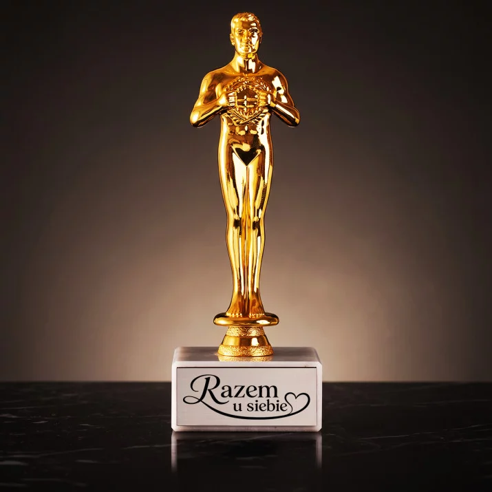 Statuetka Z Grawerem Na Parapetówkę Prezent Dla Pary: Razem U Siebie