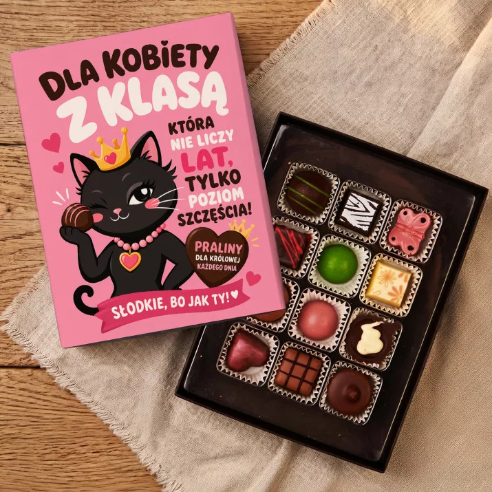 Czekoladki Na Imieniny Prezent Dla Kobiety: Dla Kobiety Z Klasą Czekoladki Na Imieniny Prezent Dla Kobiety: Dla Kobiety Z Klasą