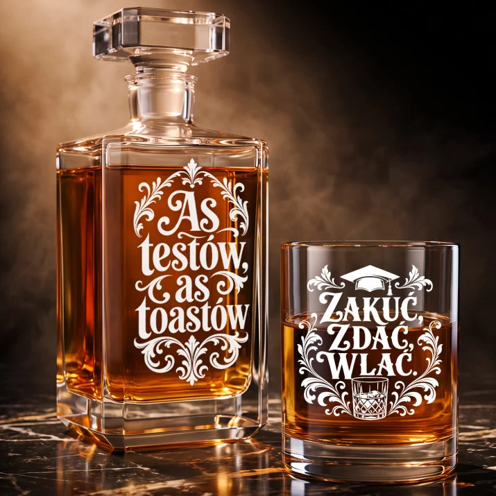 Zestaw Do Whisky Dla Maturzysty Prezent Dla Mężczyzny: As Testów, As Toastów Zestaw Do Whisky Dla Maturzysty Prezent Dla Mężczyzny: As Testów, As Toastów