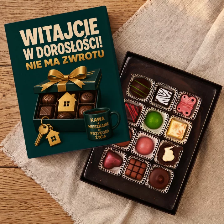 Czekoladki Na Nowe Mieszkanie Prezent : Witajcie W Dorosłości