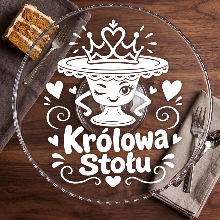 Patera Na Ciasto Dla Pani Prezent Dla Kobiety: Gospodyni Z Humorem Patera Na Ciasto Dla Pani Prezent Dla Kobiety: Gospodyni Z Humorem