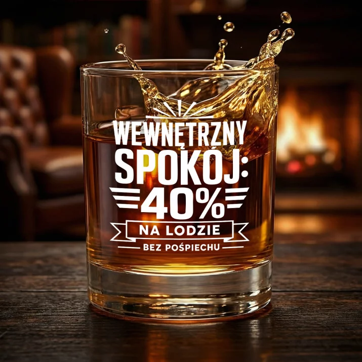 Szklanka Do Whisky Dla Faceta Prezent Dla Mężczyzny: Wewnetrzny Spokój: Szklanka Do Whisky Dla Faceta Prezent Dla Mężczyzny: Wewnetrzny Spokój: