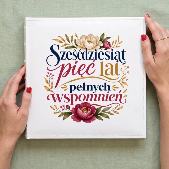Album Na Zdjęcia Tradycyjny Dla 65 Latki Prezent Na 65 Urodziny Dla Kobiety: Sentymentalna Elegancja Album Na Zdjęcia Tradycyjny Dla 65 Latki Prezent Na 65 Urodziny Dla Kobiety: Sentymentalna Elegancja