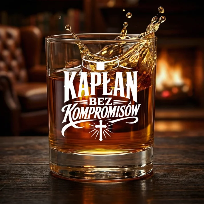 Szklanka Do Whisky Dla Księdza Prezent Dla Mężczyzny: Kapłan Bez Kompromisów Szklanka Do Whisky Dla Księdza Prezent Dla Mężczyzny: Kapłan Bez Kompromisów