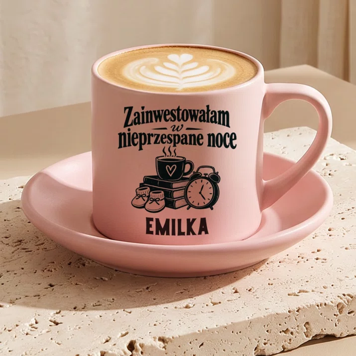 Filiżanka Personalizowana Dla Przyszłej Mamy Prezent Na Dzień Mamy Dla Kobiety: Zainwestowałam W Filiżanka Personalizowana Dla Przyszłej Mamy Prezent Na Dzień Mamy Dla Kobiety: Zainwestowałam W