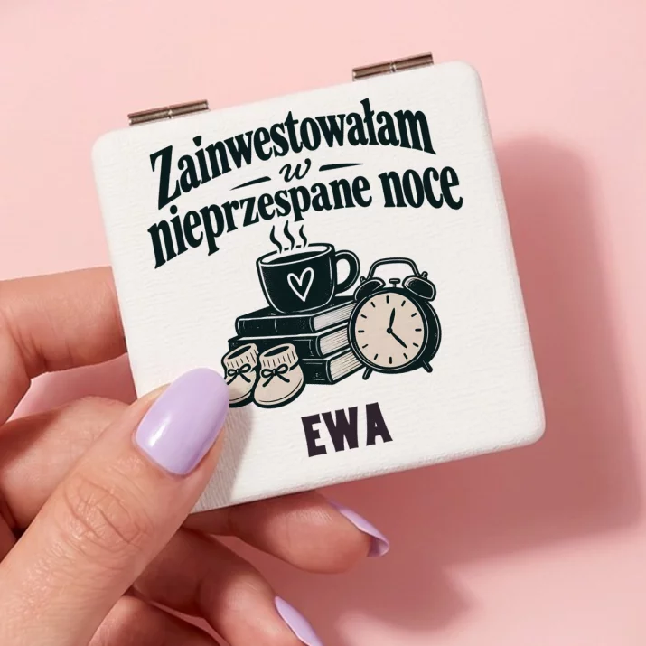Lusterko Kieszonkowe Dla Przyszłej Mamy Prezent Na Dzień Mamy Dla Kobiety: Zainwestowałam W