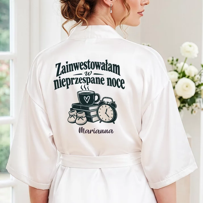 Szlafrok Satynowy Dla Przyszłej Mamy Prezent Na Dzień Mamy Dla Kobiety: Zainwestowałam W Szlafrok Satynowy Dla Przyszłej Mamy Prezent Na Dzień Mamy Dla Kobiety: Zainwestowałam W
