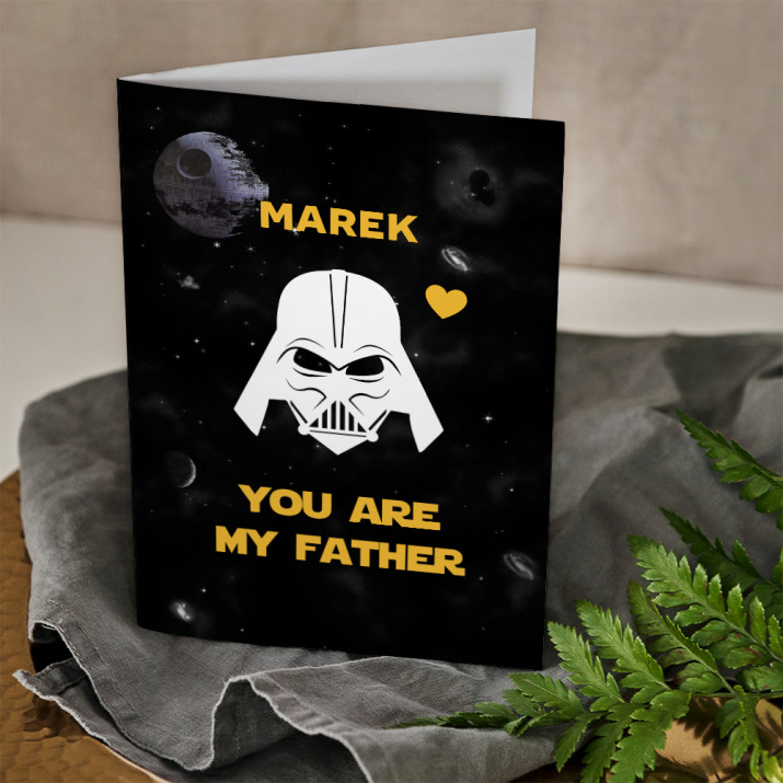 Vader Dad - kartka z życzeniami