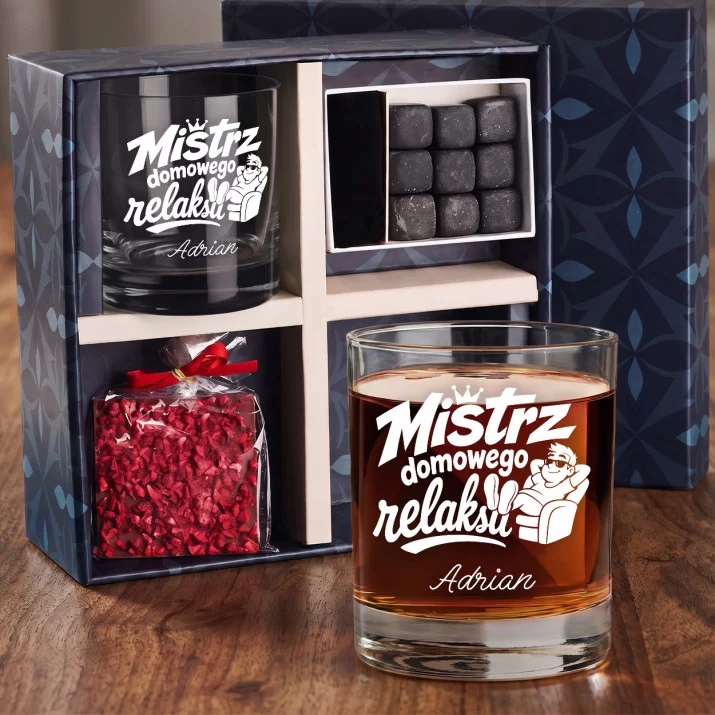 Zestaw Prezentowy Whisky Dla Męża Na Rocznicę Ślubu Dla Mężczyzny: Mistrz Domowego Relaksu Zestaw Prezentowy Whisky Dla Męża Na Rocznicę Ślubu Dla Mężczyzny: Mistrz Domowego Relaksu