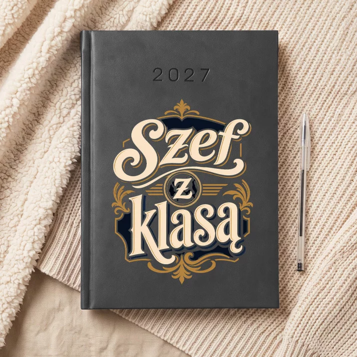 Kalendarz Książkowy A5 2027 Dla Szefa Prezent Dla Mężczyzny: Herb Lidera Kalendarz Książkowy A5 2027 Dla Szefa Prezent Dla Mężczyzny: Herb Lidera