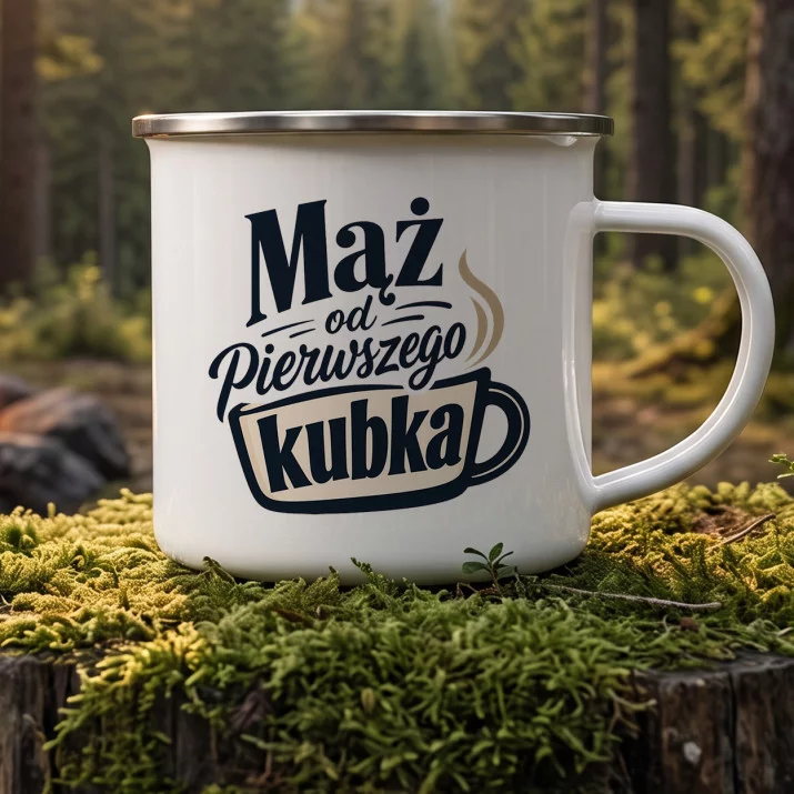 Kubek Emaliowany Na Pierwszą Rocznicę Ślubu Prezent Na Walentynki Dla Mężczyzny: Męski Manifest Kubek Emaliowany Na Pierwszą Rocznicę Ślubu Prezent Na Walentynki Dla Mężczyzny: Męski Manifest
