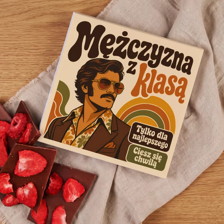 Czekolada Z Truskawkami Na Urodziny Prezent Dla Mężczyzny: Retro Słodka Elegancja Czekolada Z Truskawkami Na Urodziny Prezent Dla Mężczyzny: Retro Słodka Elegancja