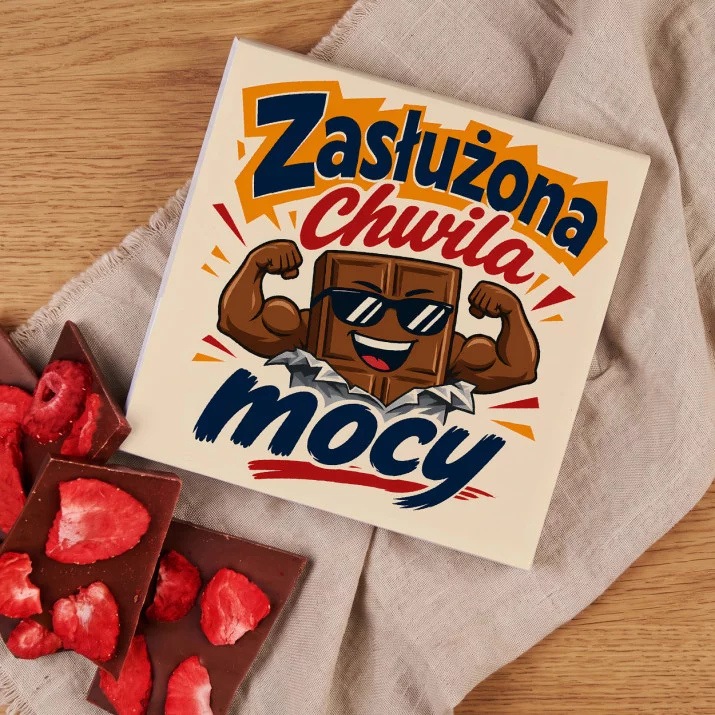 Czekolada Z Truskawkami Dla Sportowca Prezent Dla Mężczyzny: Chwila Mocy Czekolada Z Truskawkami Dla Sportowca Prezent Dla Mężczyzny: Chwila Mocy